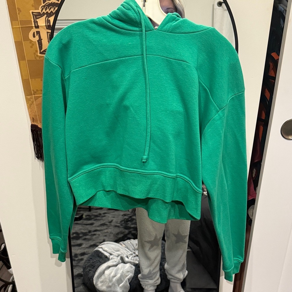 Boxercraft Vibrant Green Women's crop hoodie